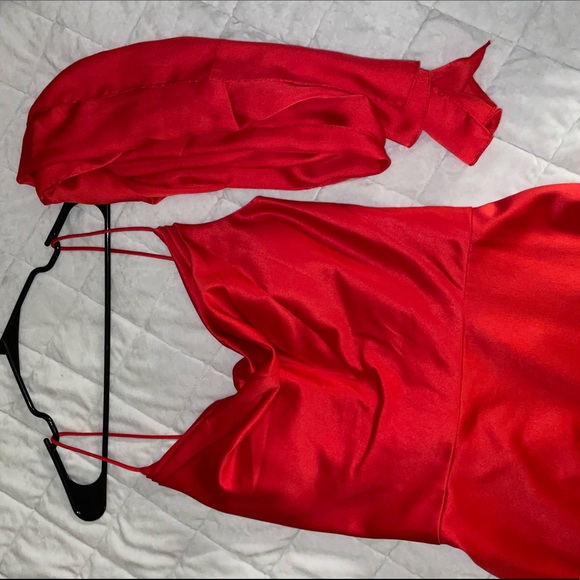 New Red Prom Dress - Picture 5 of 10